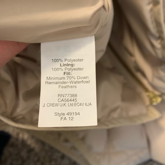 J. Crew Puffer Vest - Picture 6 of 6